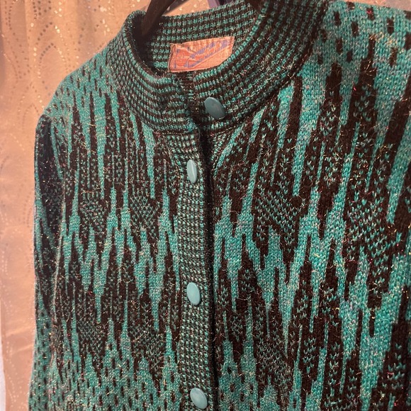 VINTAGE| NEW WANG KONG CO| WOMENS SWEATER| 22x25 1/2‎ - Picture 3 of 8